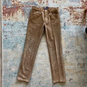 Polo by Ralph Lauren leather suede pants 36
